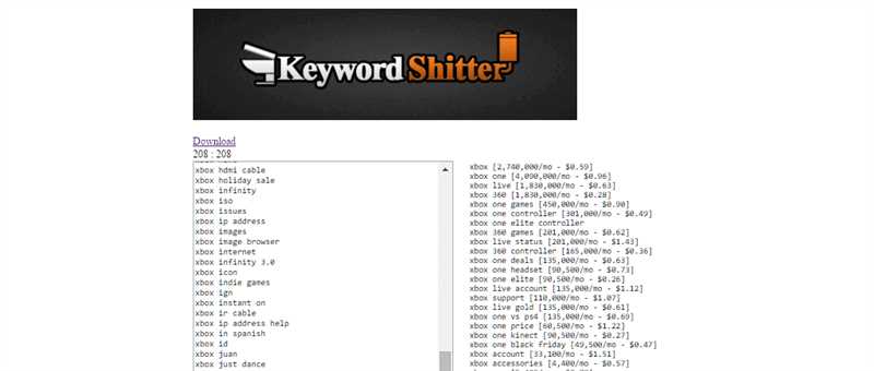 Keyword Shitter: полный гайд по сервису для сбора ключей
